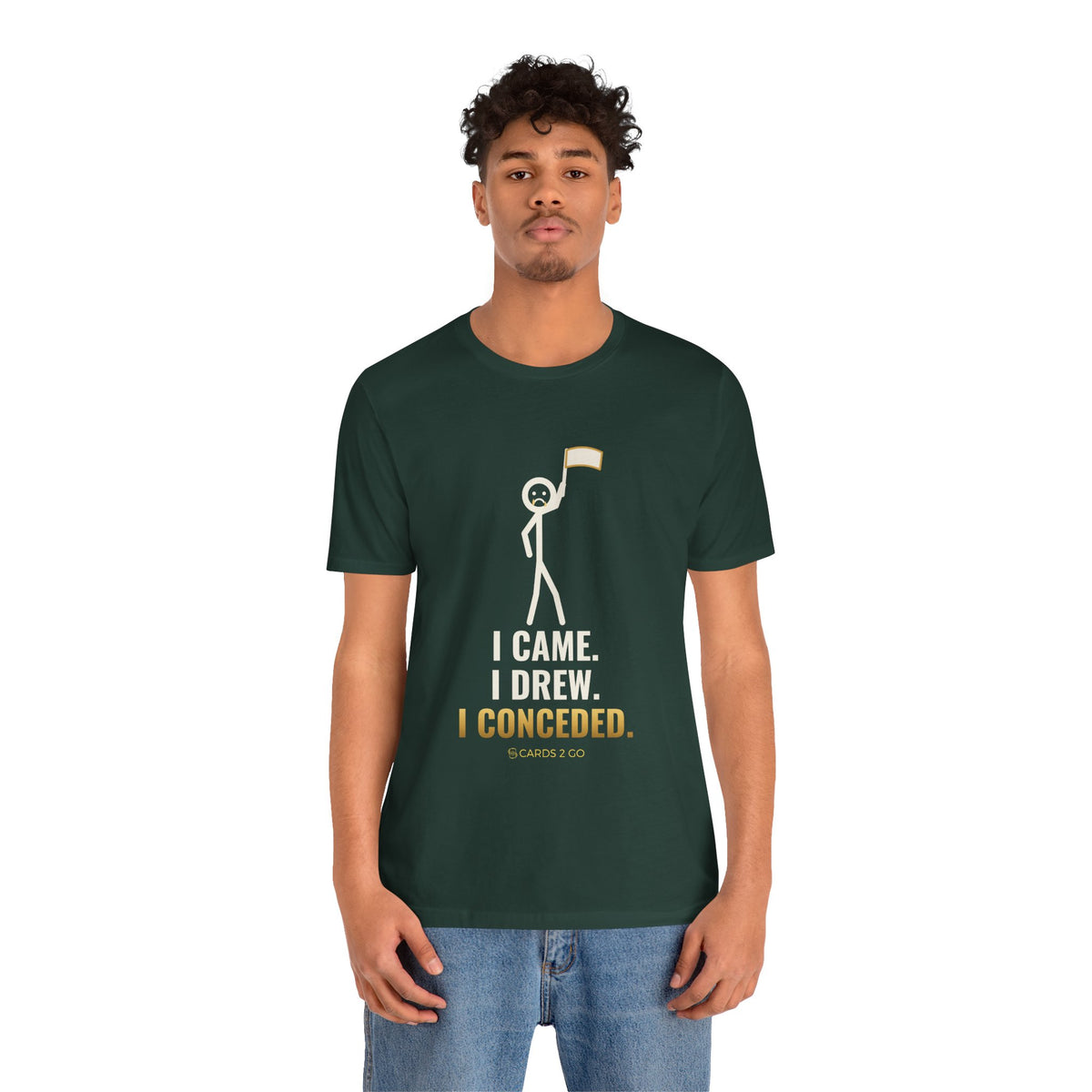 I Came. I Drew. I Conceded. Illustrated Tee