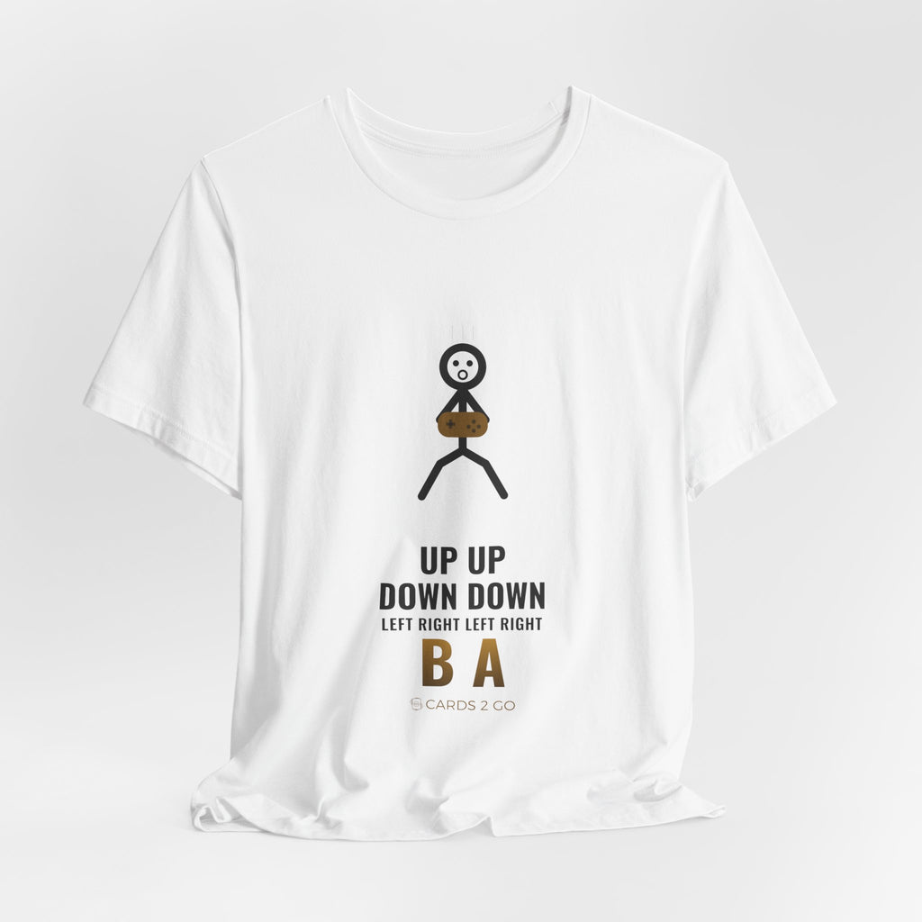 Up Up Down Down Illustrated Tee