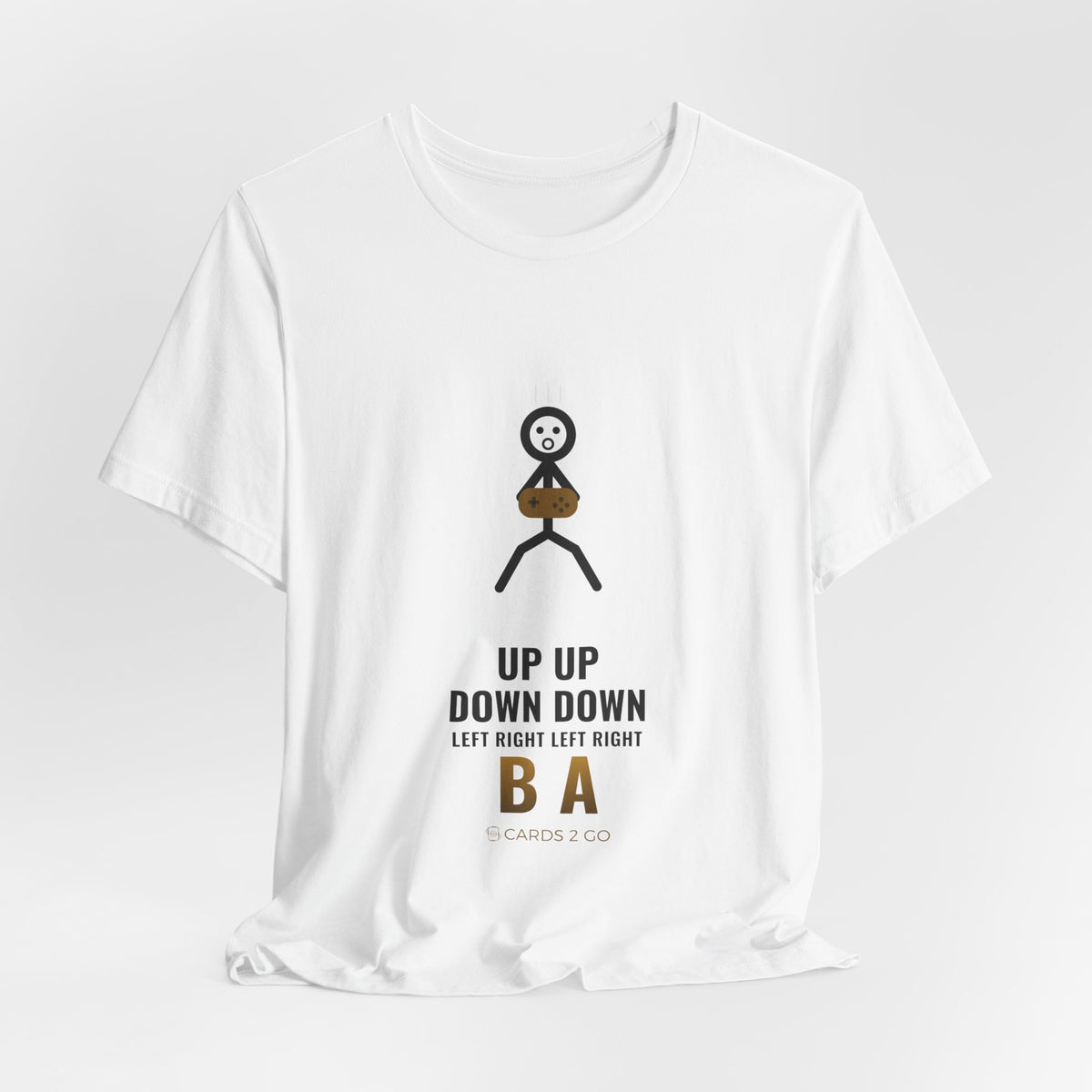 Up Up Down Down Illustrated Tee
