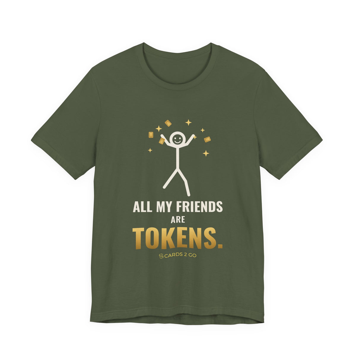 All My Friends Are Tokens Illustrated Tee