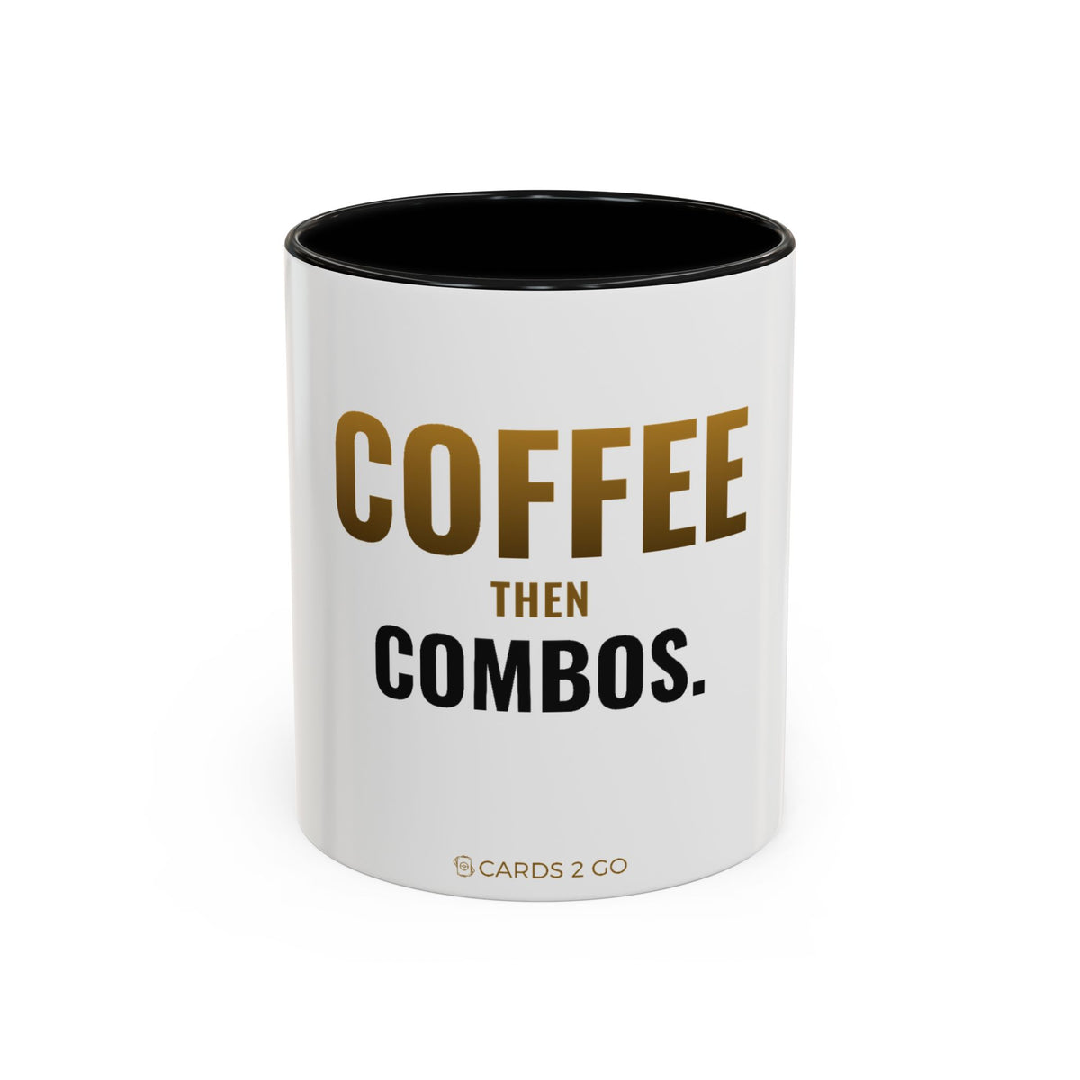 Coffee Then Combos Mug – funny trading card coffee mug by Cards2Go