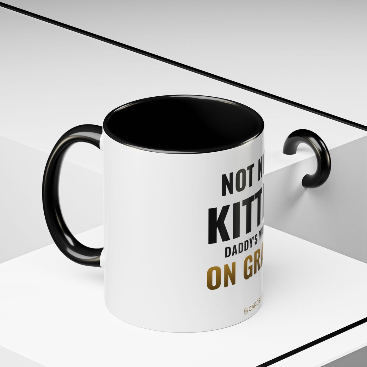 Not Now Kitten, Daddy's Waiting On Grades Mug