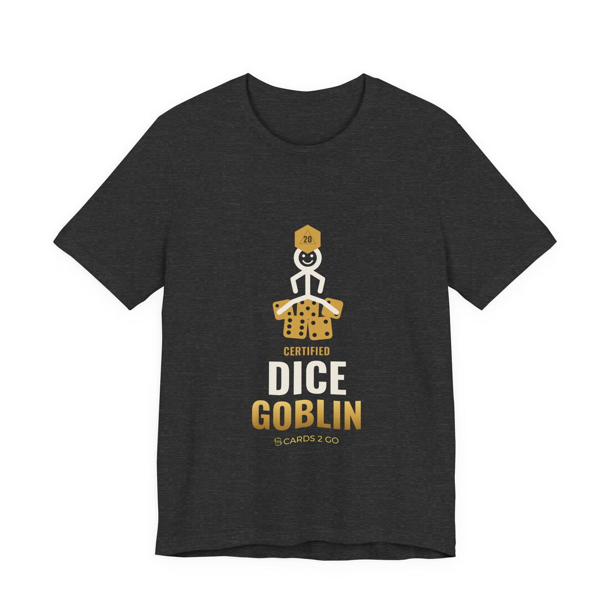 Certified Dice Goblin Illustrated Tee