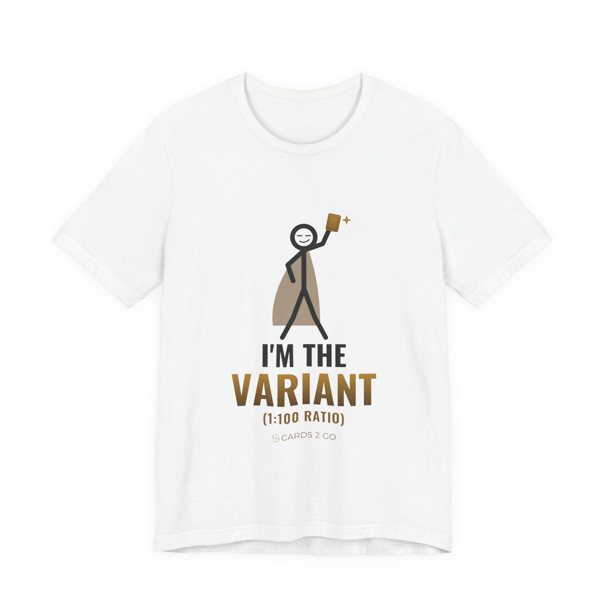I'm The Variant Illustrated Tee – funny trading card t-shirt by Cards2Go