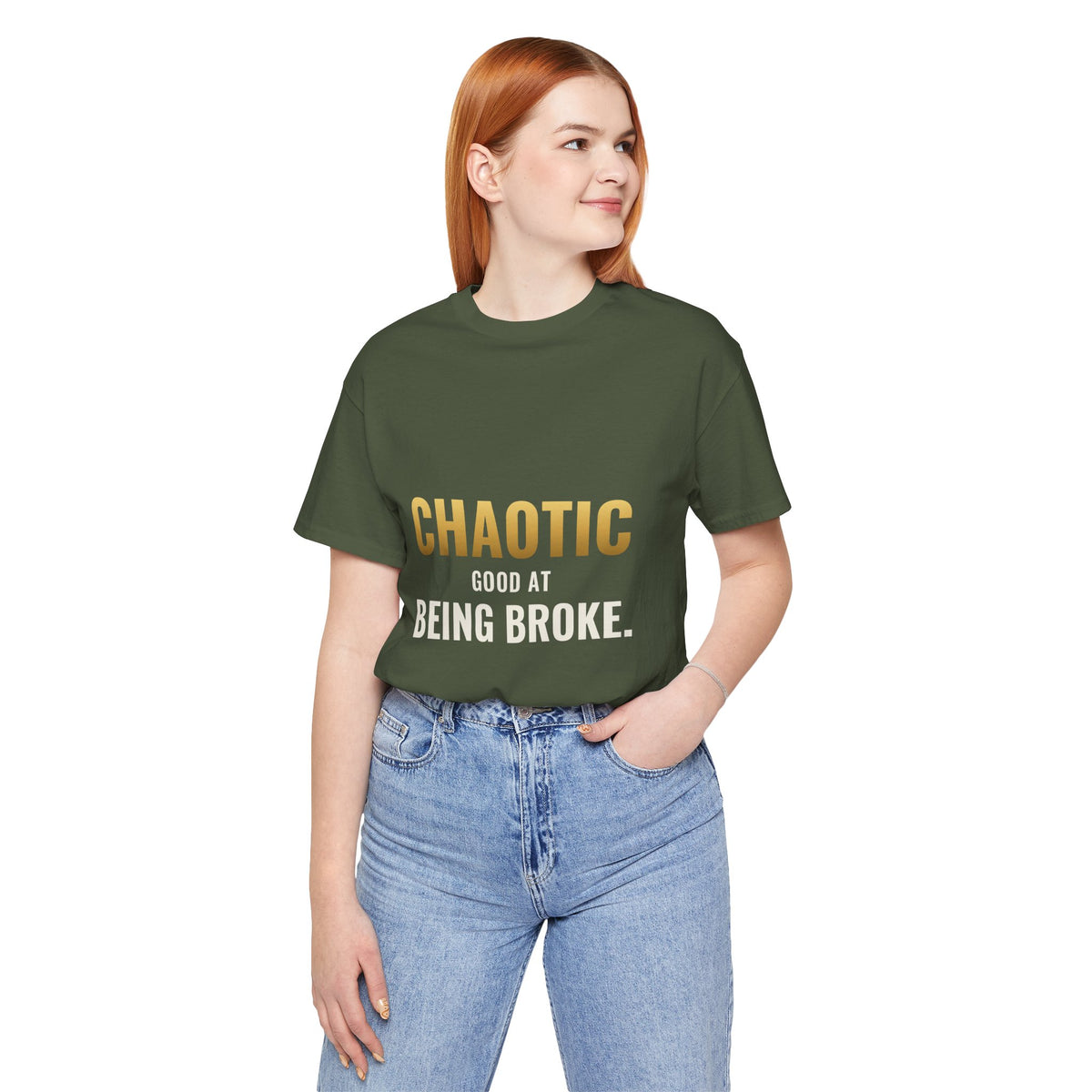 Chaotic Good At Being Broke Tee