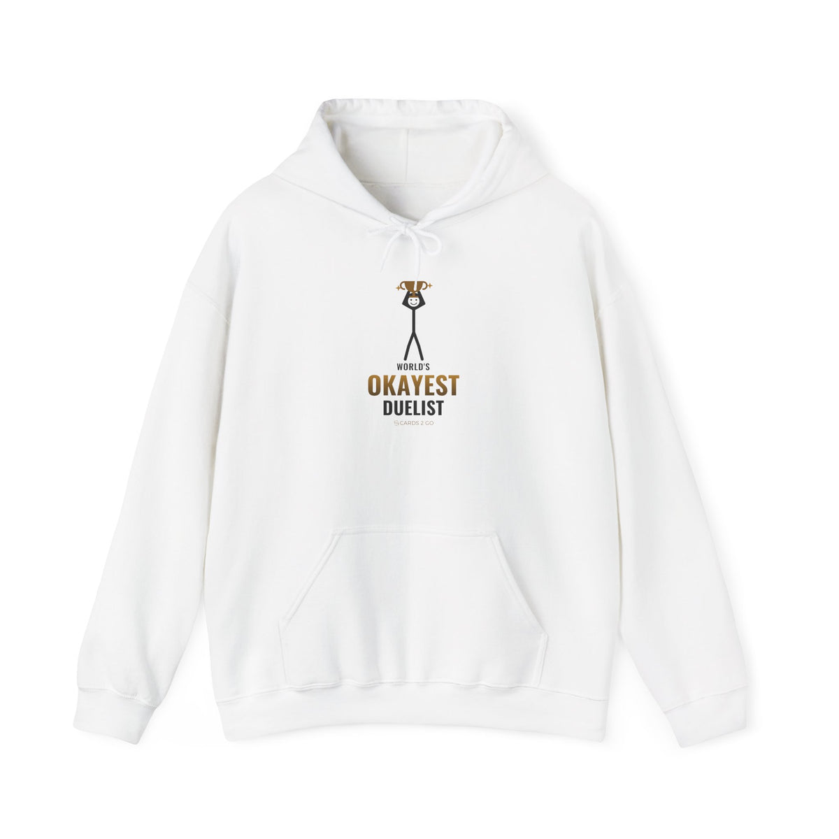 World's Okayest Duelist Illustrated Hoodie – funny Yu-Gi-Oh! hoodie by Cards2Go
