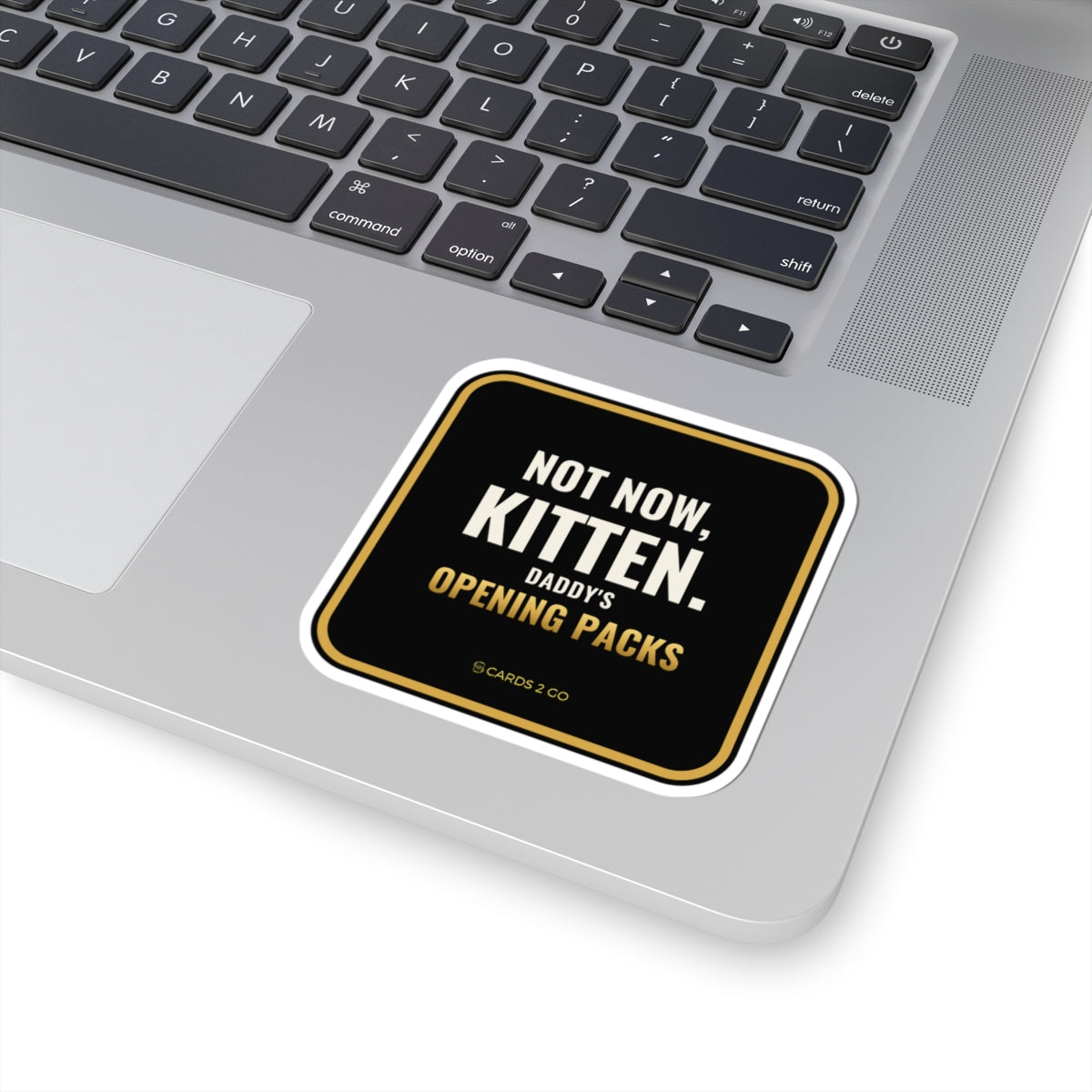 Not Now Kitten, Daddy's Opening Packs Sticker