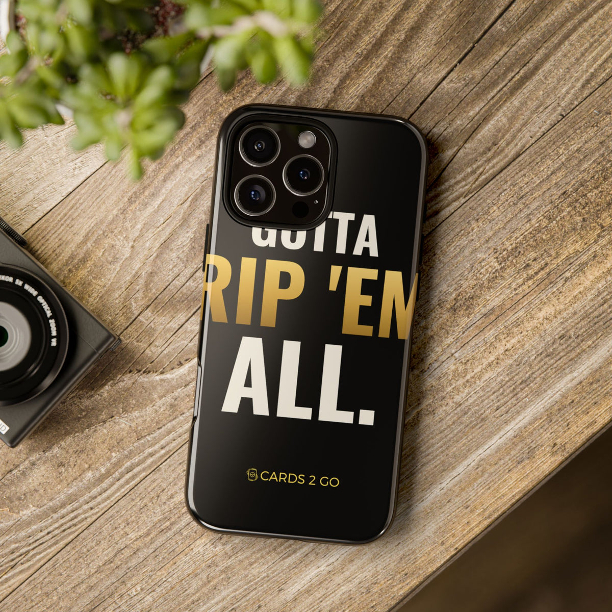 Gotta Rip 'Em All iPhone Case