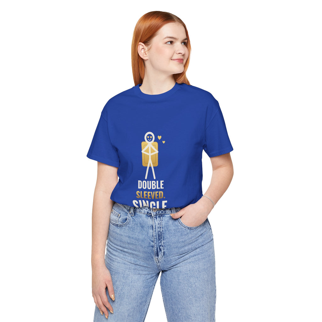 Double Sleeved. Single. Illustrated Tee