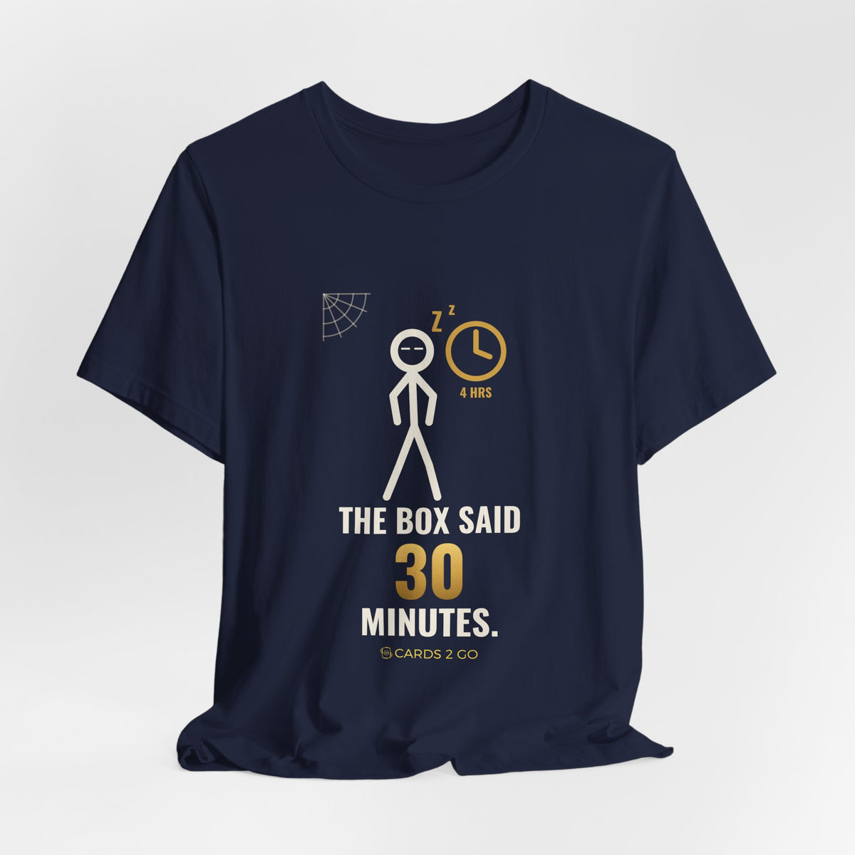 The Box Said 30 Minutes Illustrated Tee