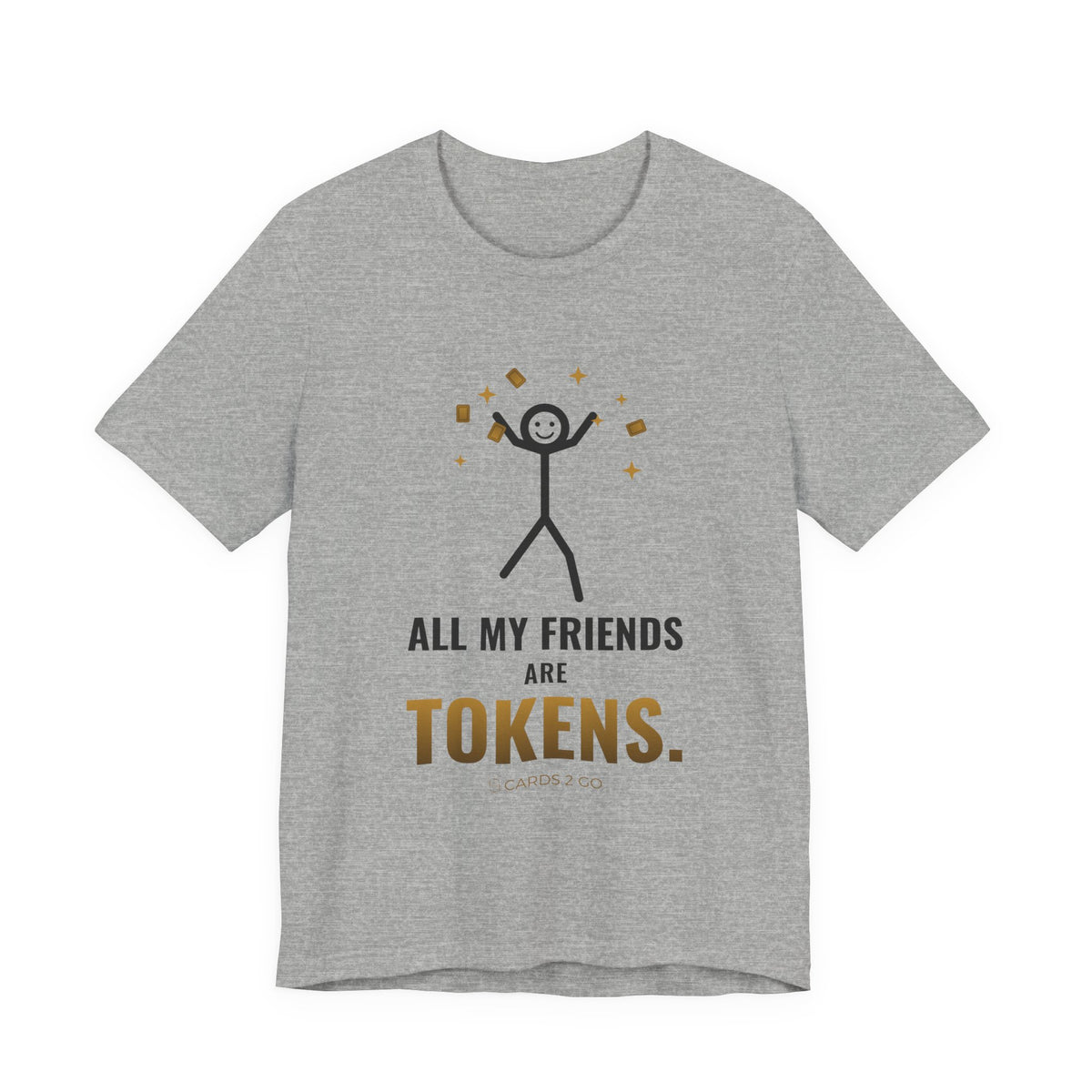 All My Friends Are Tokens Illustrated Tee
