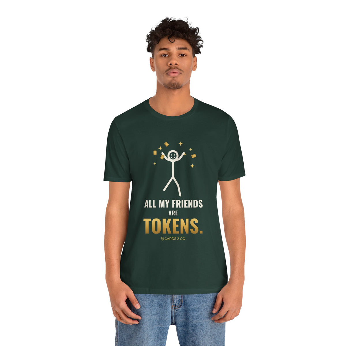 All My Friends Are Tokens Illustrated Tee