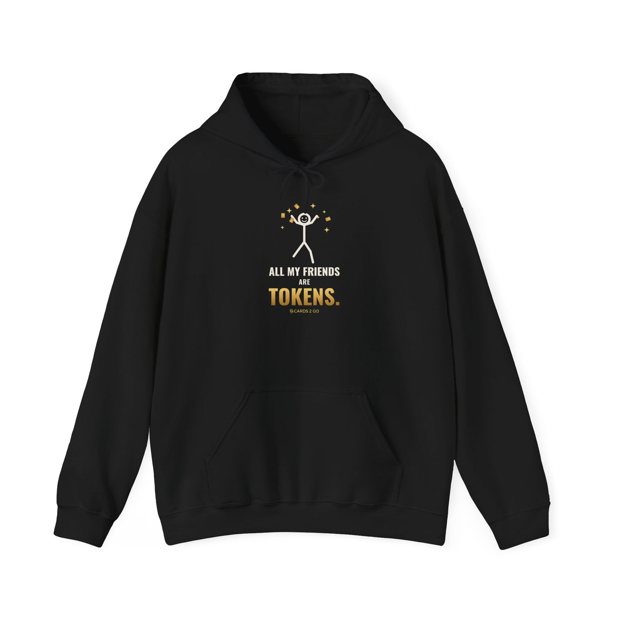 All My Friends Are Tokens Illustrated Hoodie