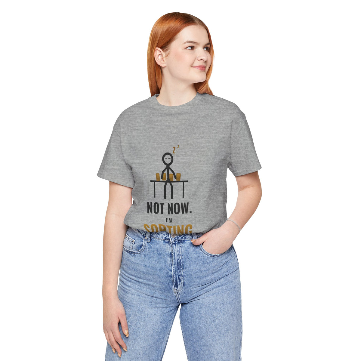 Not Now, I'm Sorting Illustrated Tee