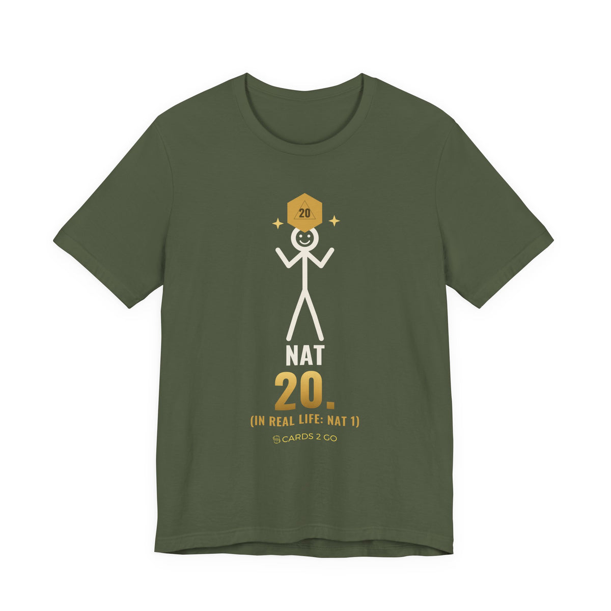 Nat 20 (In Real Life: Nat 1) Illustrated Tee