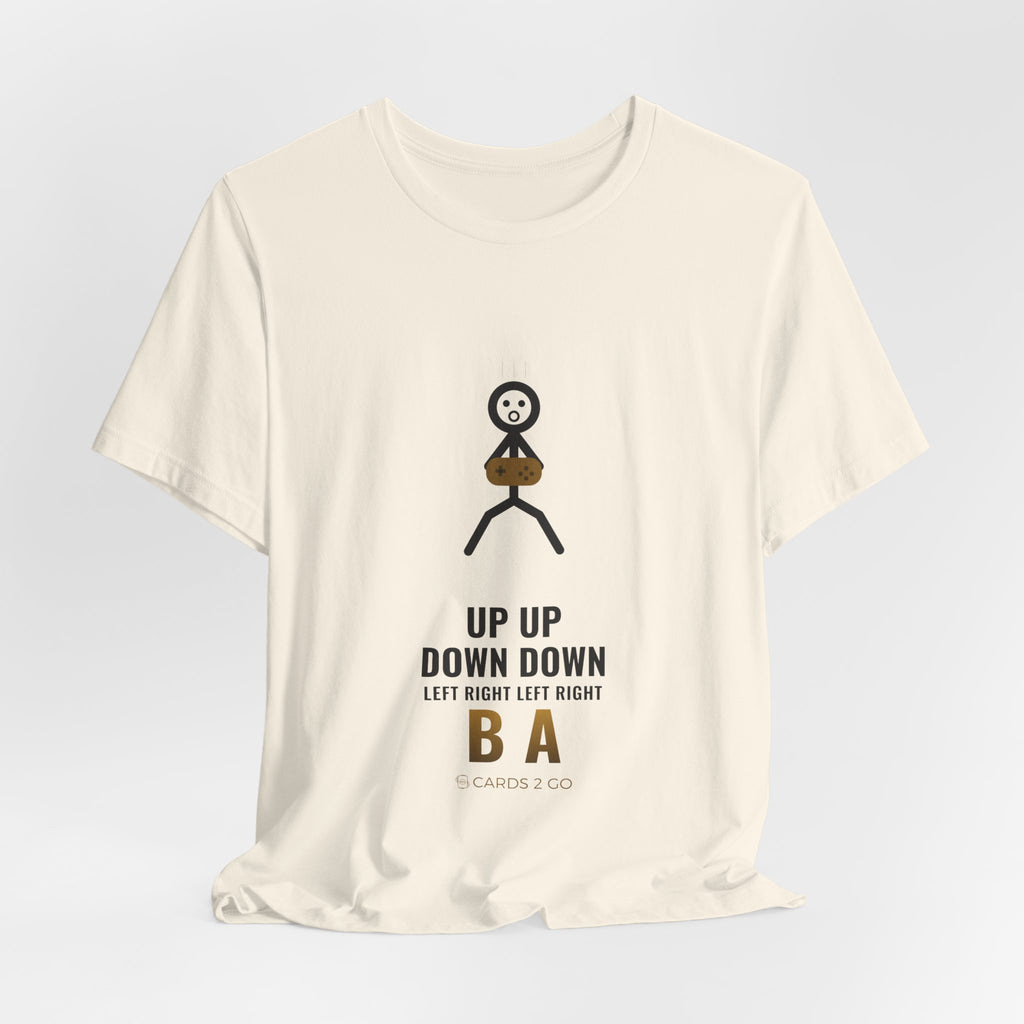 Up Up Down Down Illustrated Tee