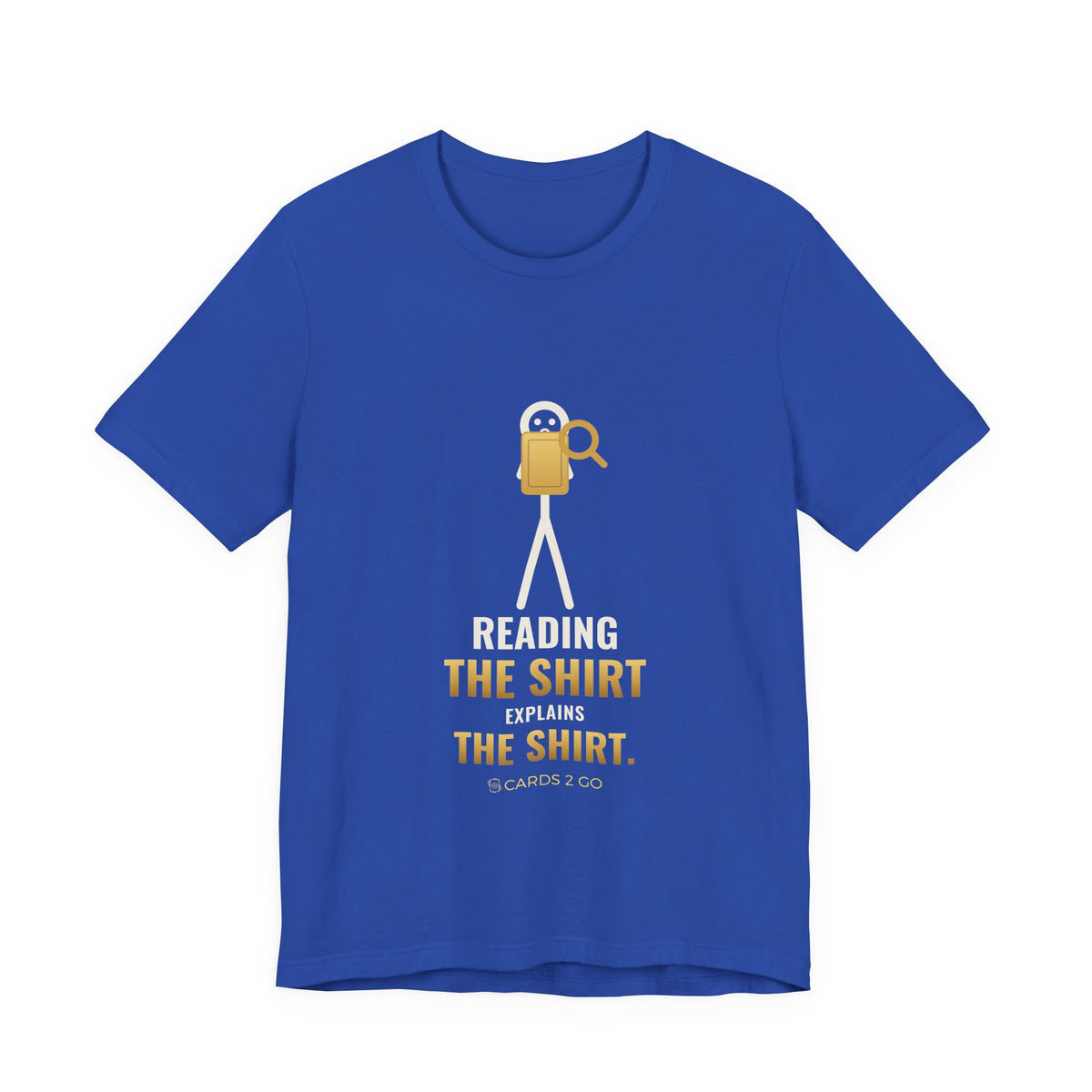 Reading The Shirt Explains The Shirt Illustrated Tee