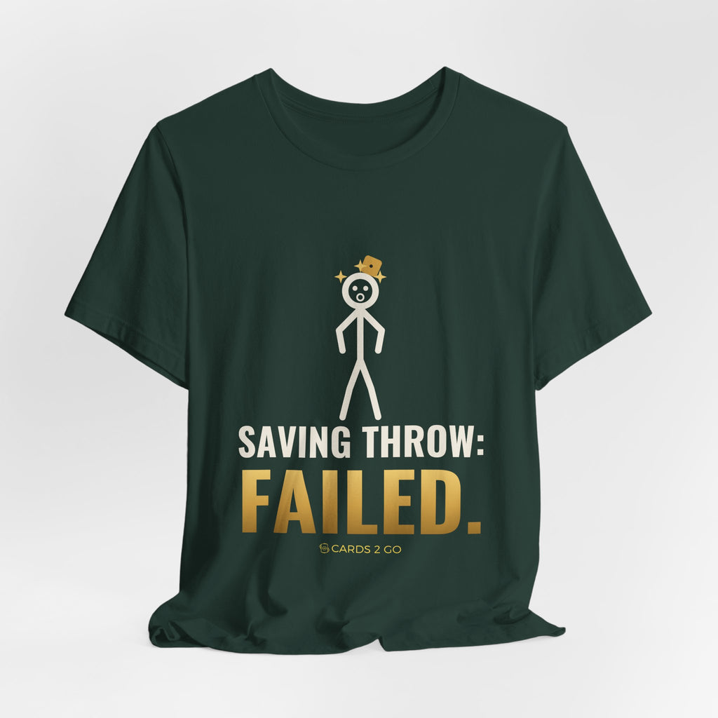Saving Throw: Failed Illustrated Tee