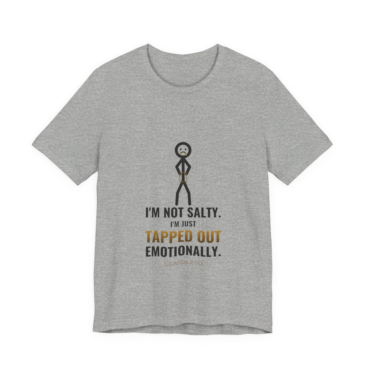 Tapped Out Emotionally Illustrated Tee