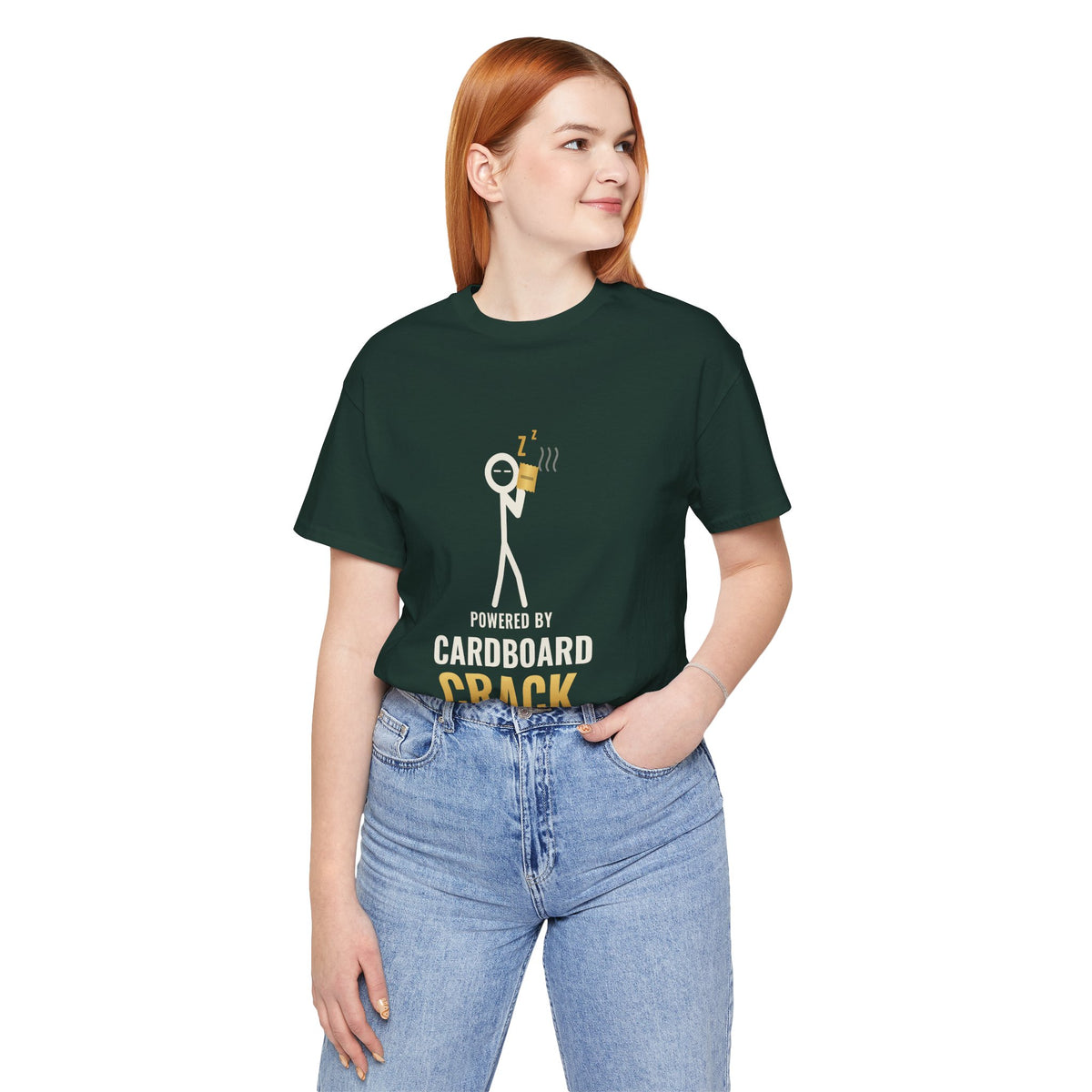 Powered By Cardboard Crack Illustrated Tee