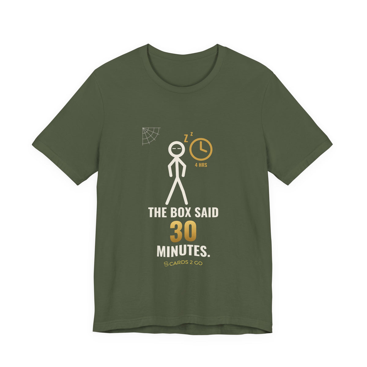 The Box Said 30 Minutes Illustrated Tee