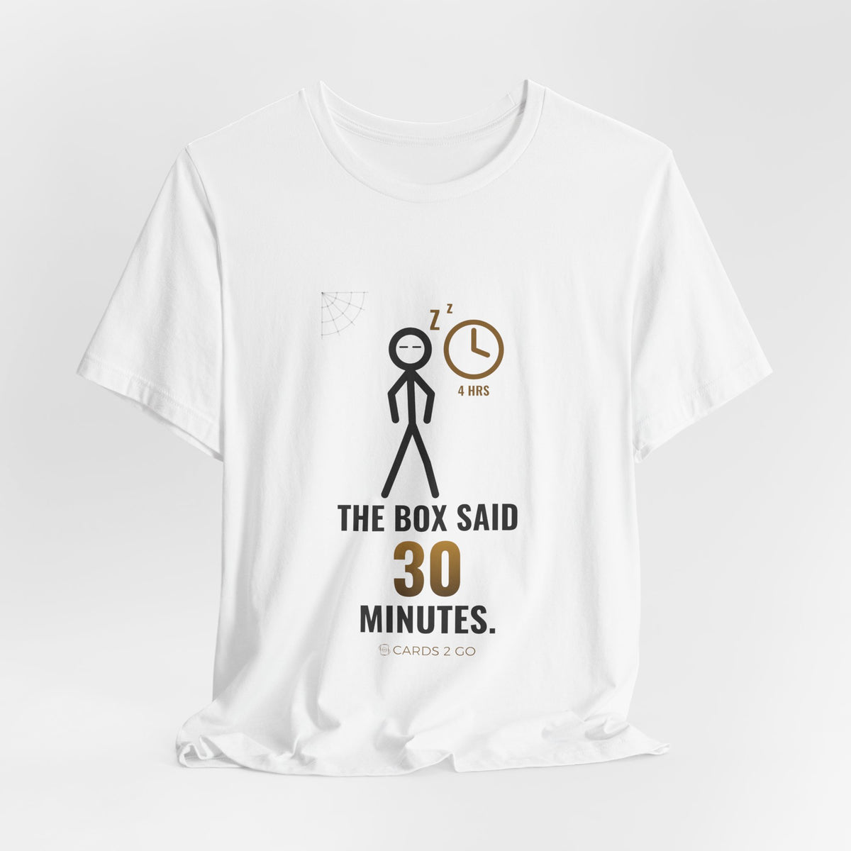 The Box Said 30 Minutes Illustrated Tee