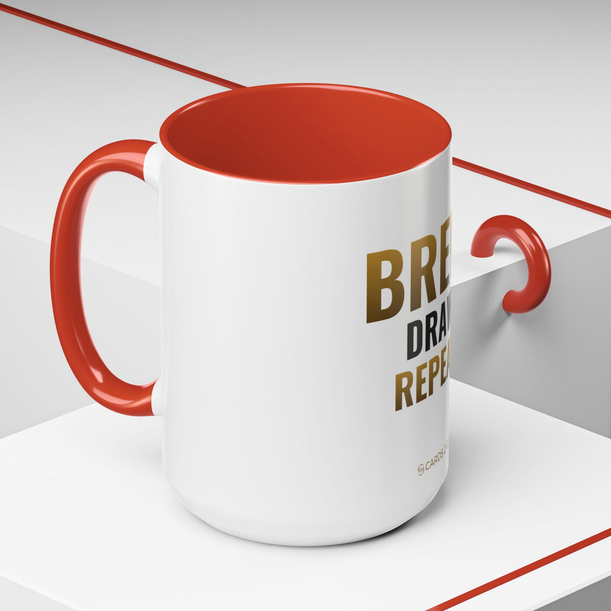 Brew. Draw. Repeat. Mug