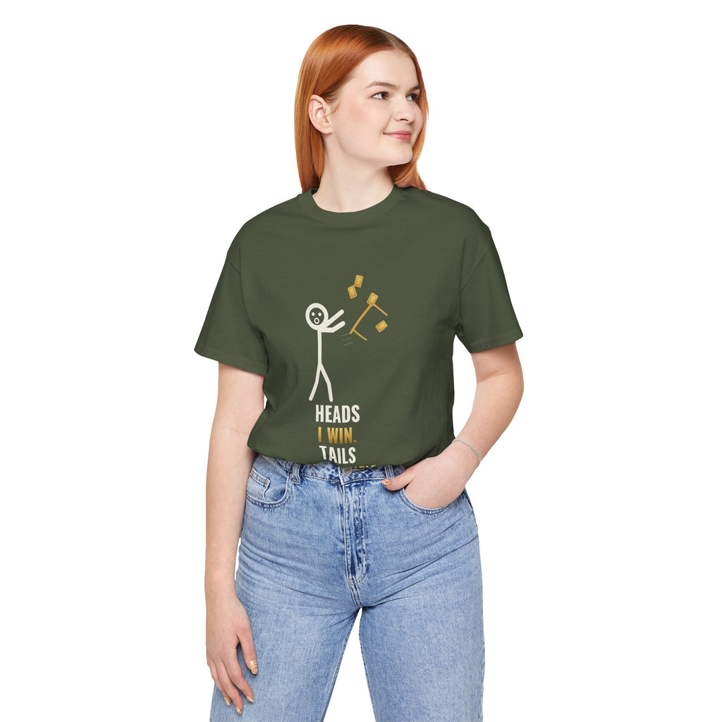 Heads I Win, Tails I Flip The Table Illustrated Tee