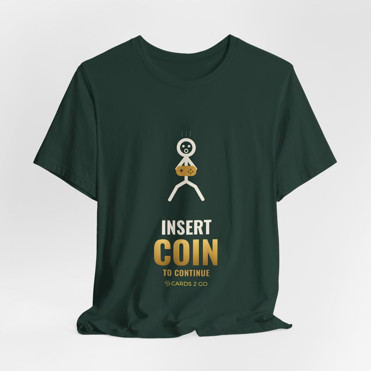 Insert Coin To Continue Illustrated Tee