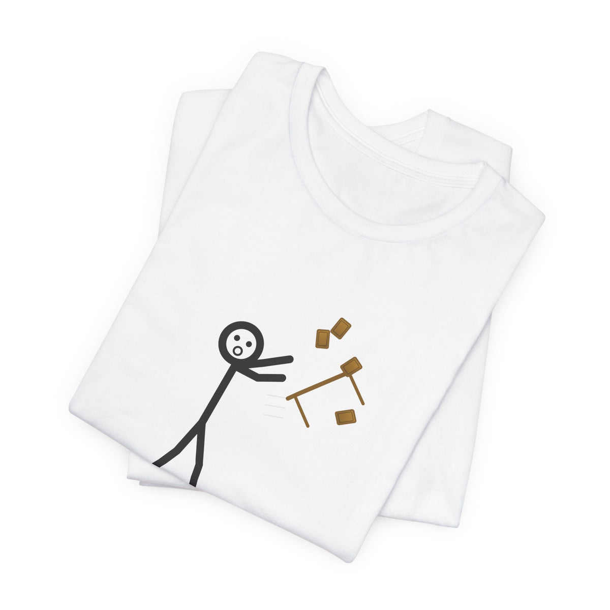 Heads I Win, Tails I Flip The Table Illustrated Tee