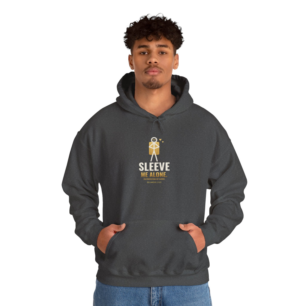 Sleeve Me Alone Illustrated Hoodie