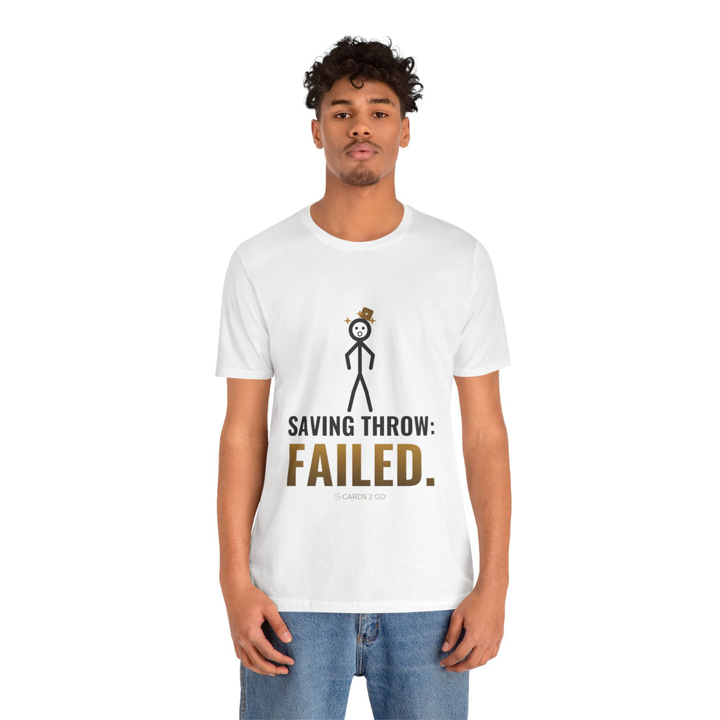 Saving Throw: Failed Illustrated Tee