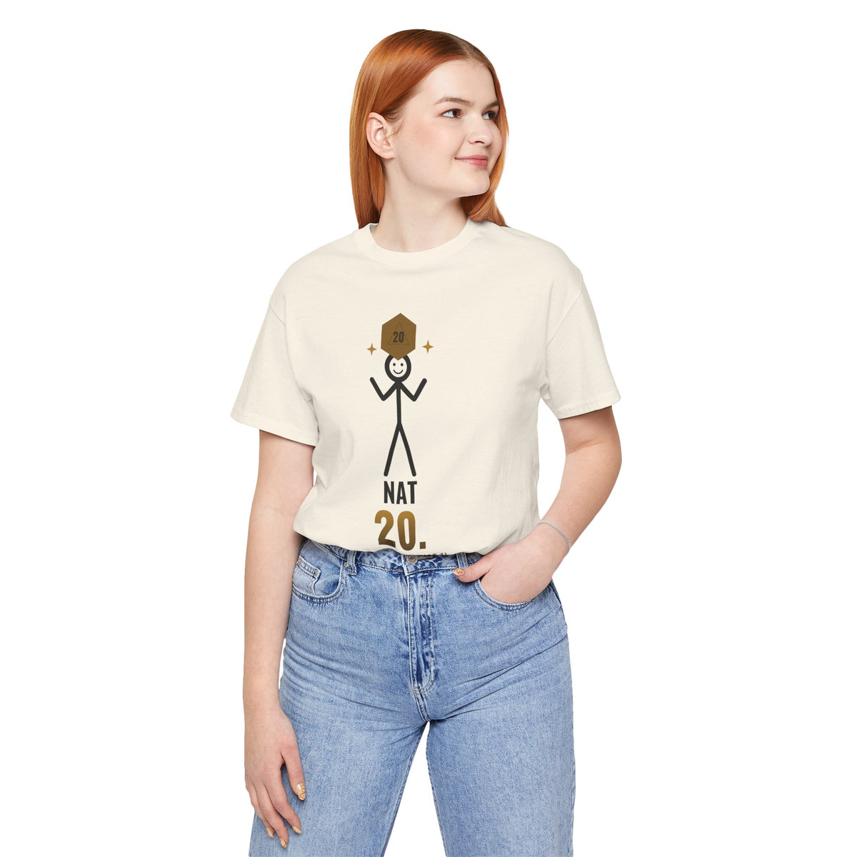 Nat 20 (In Real Life: Nat 1) Illustrated Tee