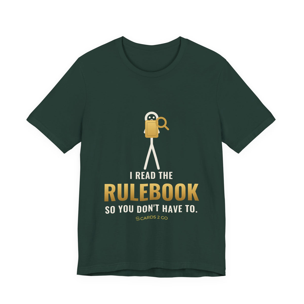 I Read The Rulebook So You Don't Have To Illustrated Tee