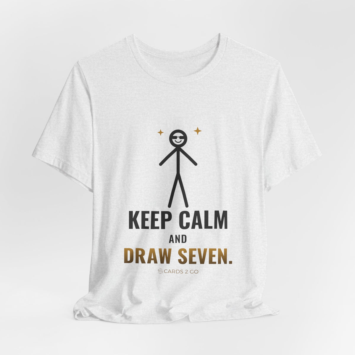 Keep Calm And Draw Seven Illustrated Tee