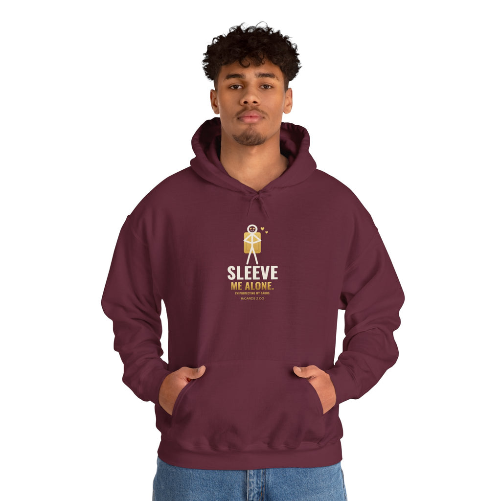 Sleeve Me Alone Illustrated Hoodie