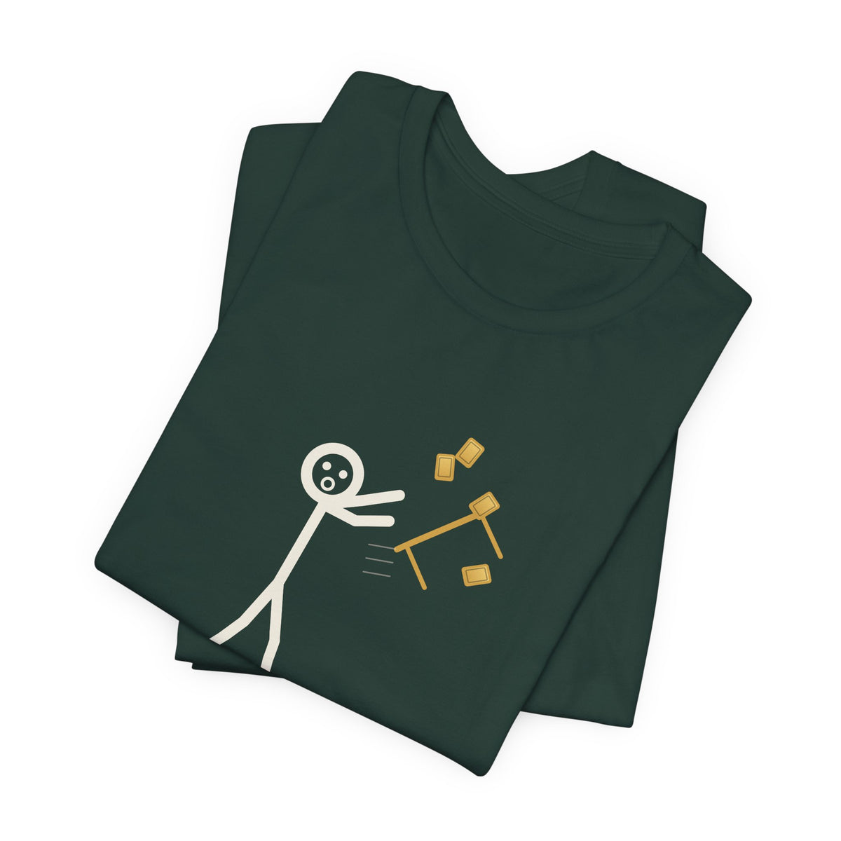 Heads I Win, Tails I Flip The Table Illustrated Tee