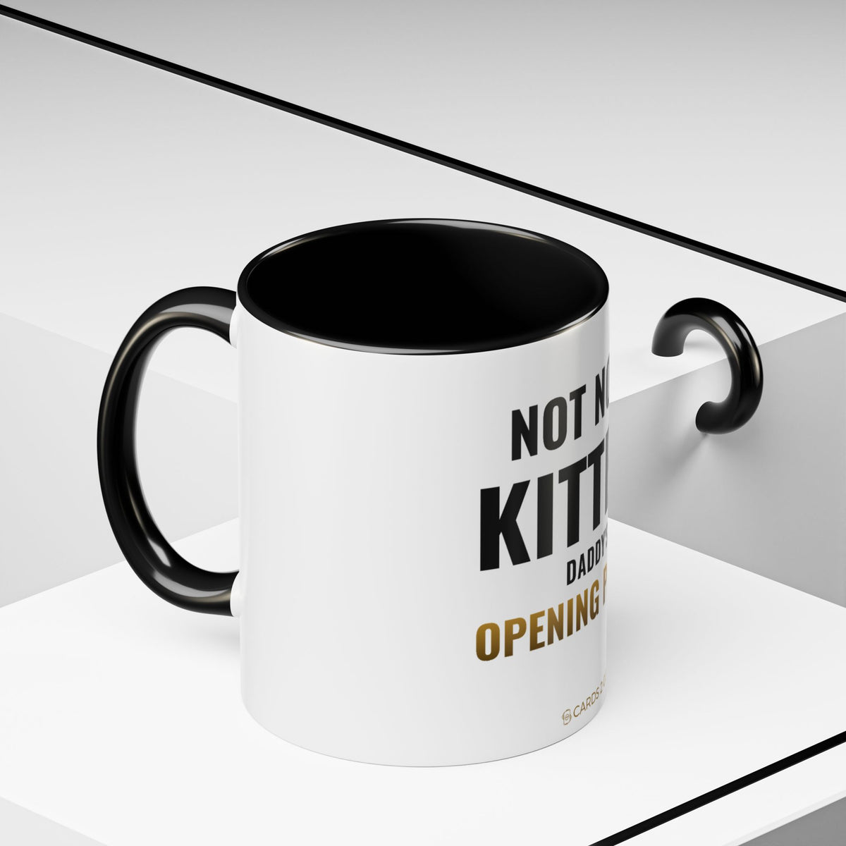 Not Now Kitten, Daddy's Opening Packs Mug