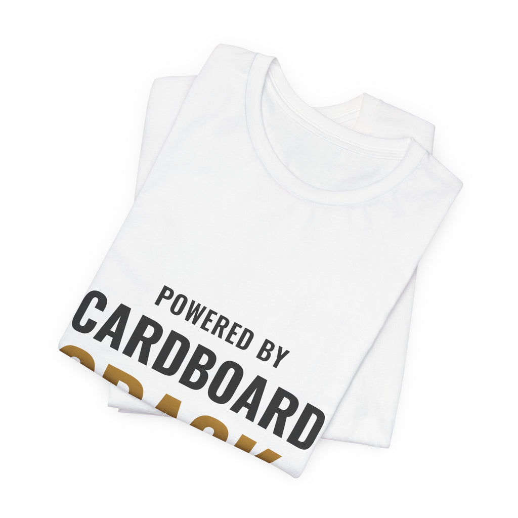 Powered By Cardboard Crack Tee