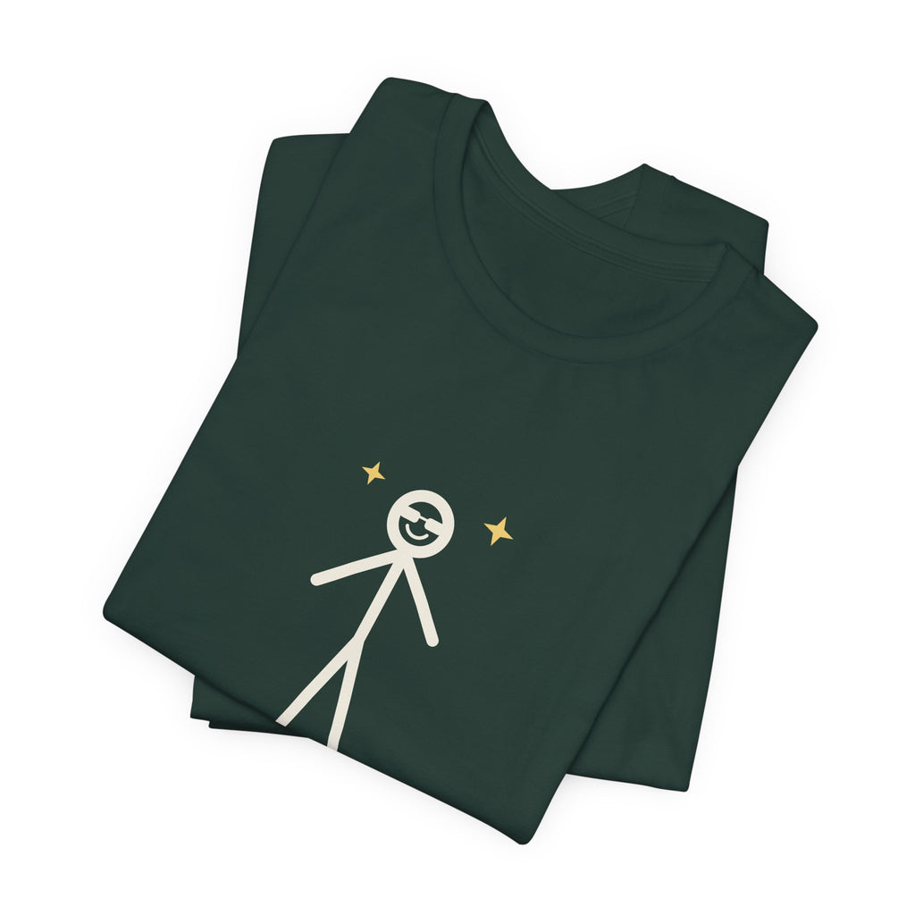 Keep Calm And Draw Seven Illustrated Tee