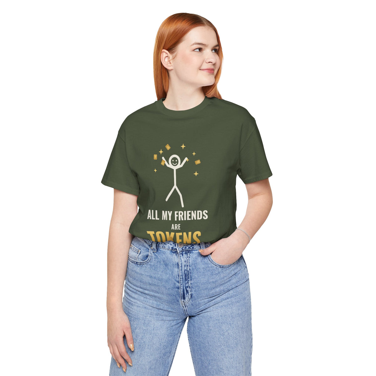 All My Friends Are Tokens Illustrated Tee
