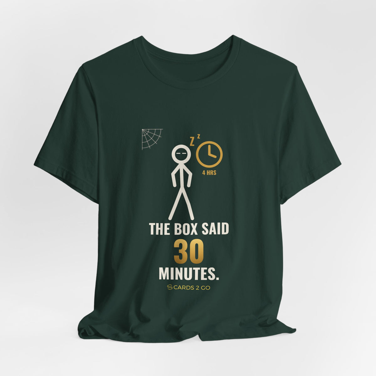 The Box Said 30 Minutes Illustrated Tee