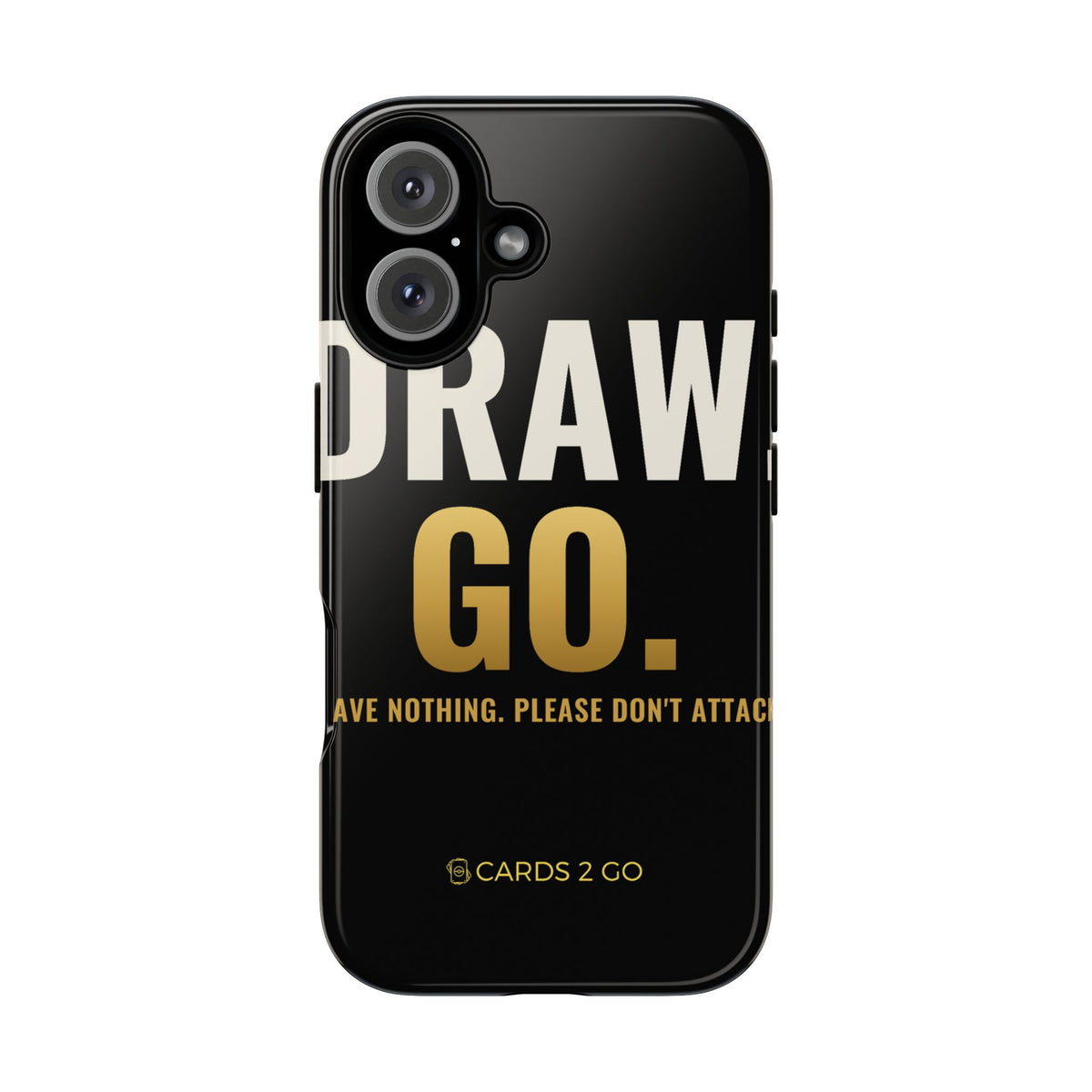 Draw. Go. iPhone Case