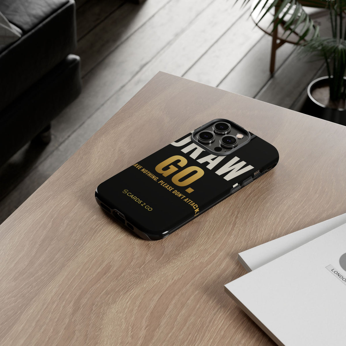 Draw. Go. iPhone Case