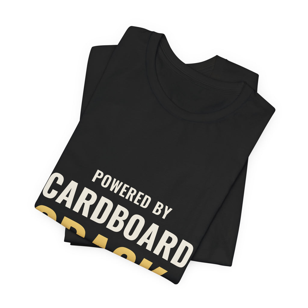 Powered By Cardboard Crack Tee