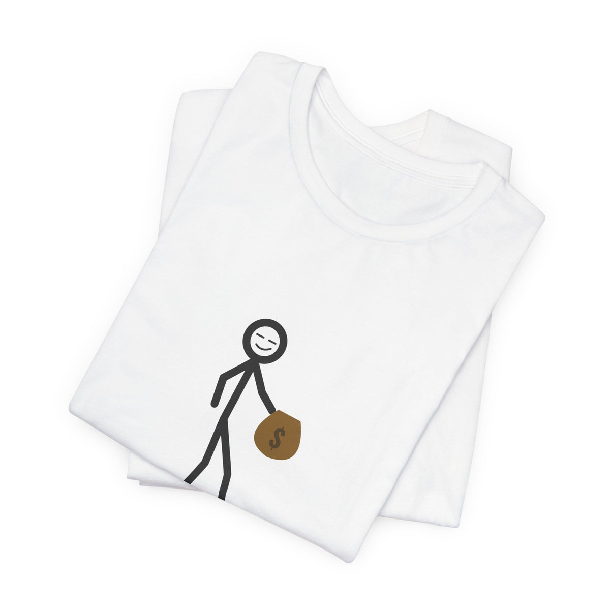 Never Trust The Banker Illustrated Tee
