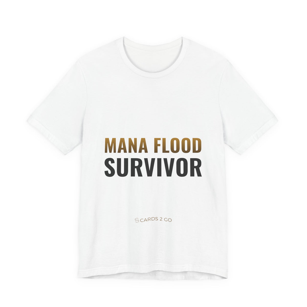 Mana Flood Survivor Tee – funny MTG t-shirt by Cards2Go