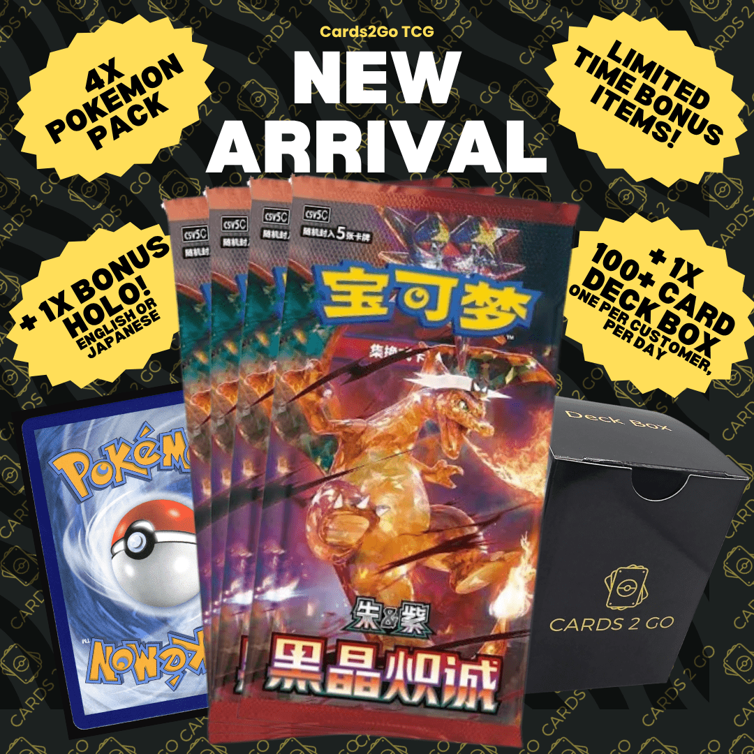 Pokémon Black Crystal Blazing Booster Pack (Chinese)