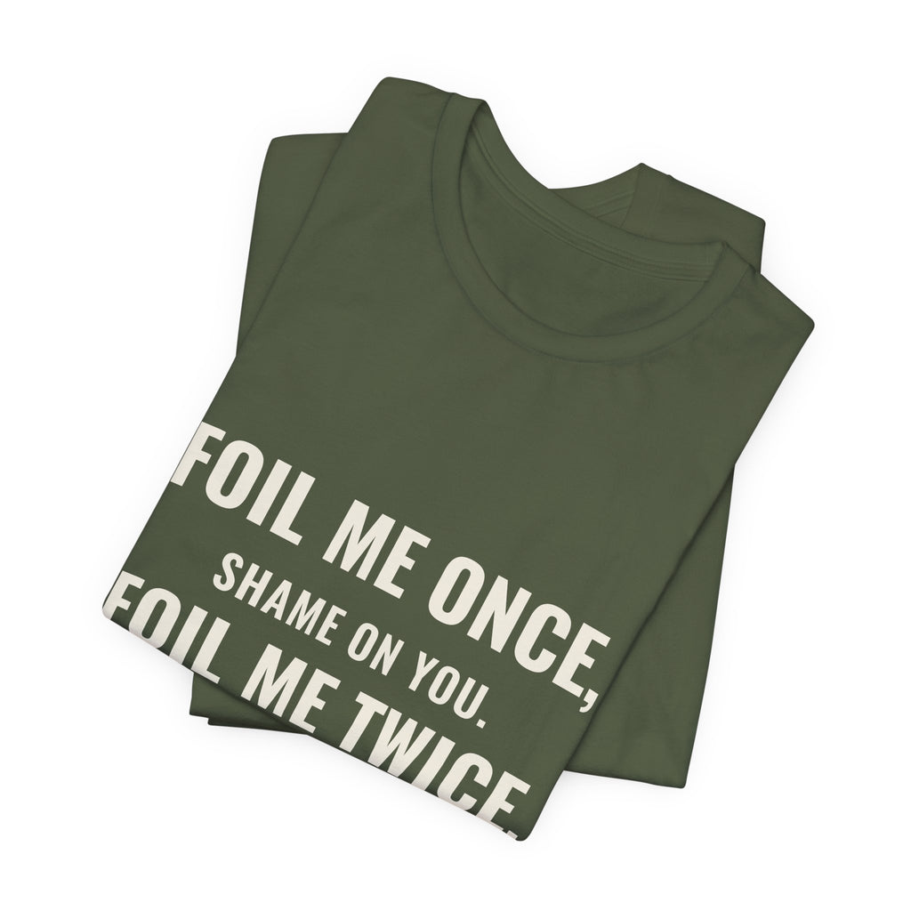 Foil Me Twice, Gem Mint Tee
