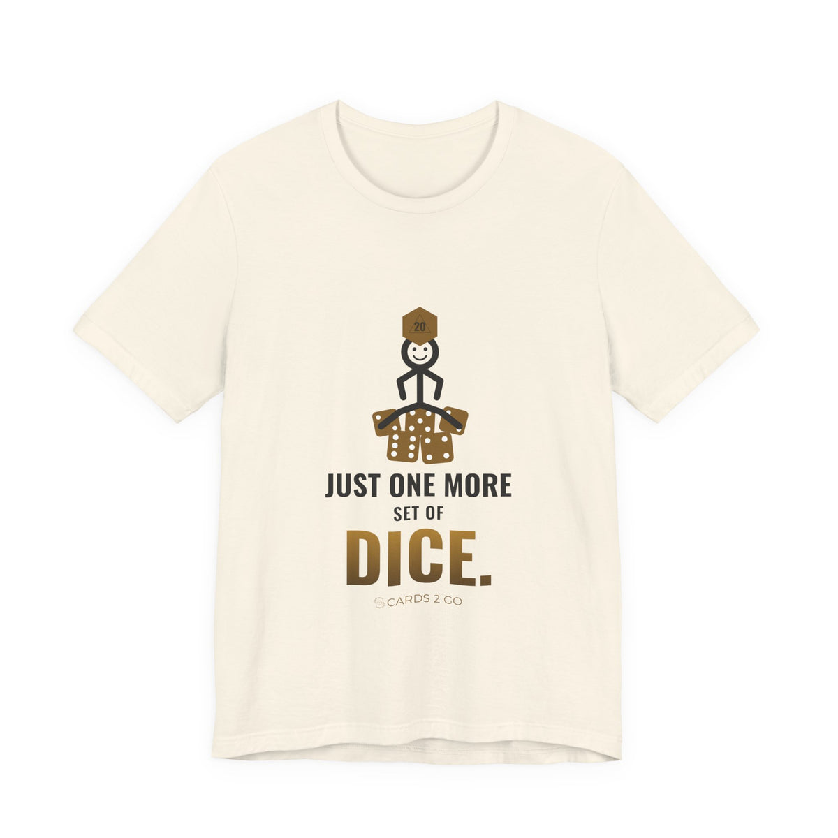 Just One More Set Of Dice Illustrated Tee